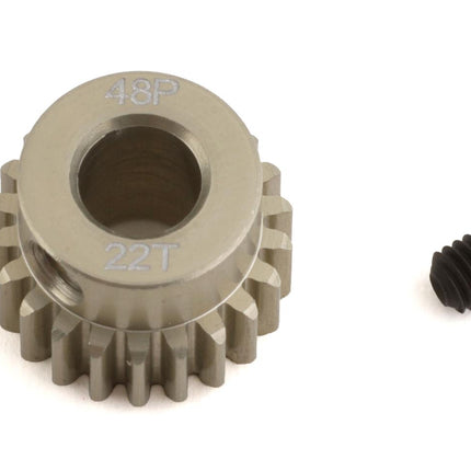 ProTek RC 48P Lightweight Hard Anodized Aluminum Pinion Gear (5mm Bore) – 20T to 40T