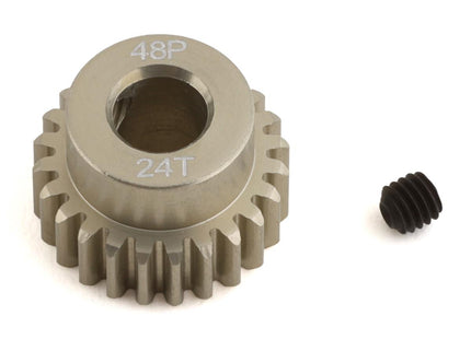 ProTek RC 48P Lightweight Hard Anodized Aluminum Pinion Gear (5mm Bore) – 20T to 40T
