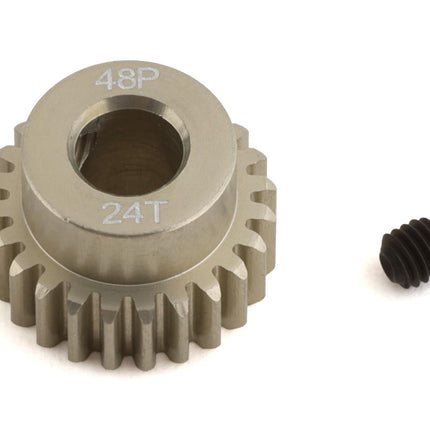 ProTek RC 48P Lightweight Hard Anodized Aluminum Pinion Gear (5mm Bore) – 20T to 40T