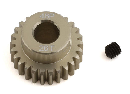 ProTek RC 48P Lightweight Hard Anodized Aluminum Pinion Gear (5mm Bore) – 20T to 40T