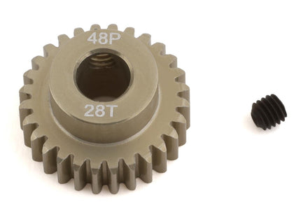 ProTek RC 48P Lightweight Hard Anodized Aluminum Pinion Gear (5mm Bore) – 20T to 40T
