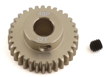 ProTek RC 48P Lightweight Hard Anodized Aluminum Pinion Gear (5mm Bore) – 20T to 40T