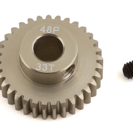 ProTek RC 48P Lightweight Hard Anodized Aluminum Pinion Gear (5mm Bore) – 20T to 40T