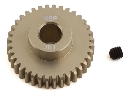 ProTek RC 48P Lightweight Hard Anodized Aluminum Pinion Gear (5mm Bore) – 20T to 40T