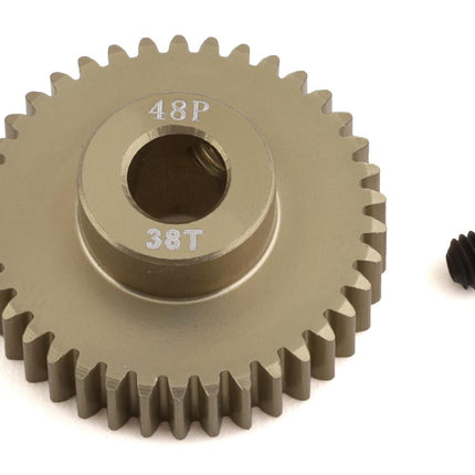 ProTek RC 48P Lightweight Hard Anodized Aluminum Pinion Gear (5mm Bore) – 20T to 40T