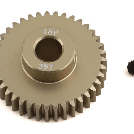 ProTek RC 48P Lightweight Hard Anodized Aluminum Pinion Gear (5mm Bore) – 20T to 40T