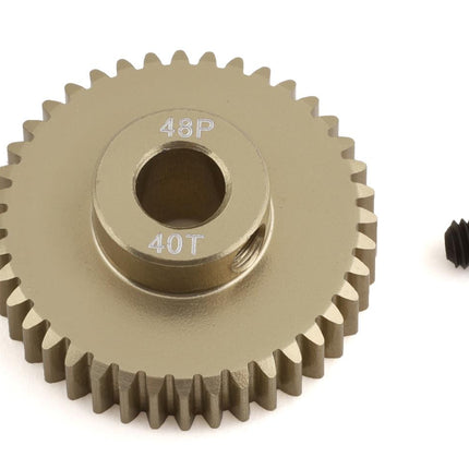 ProTek RC 48P Lightweight Hard Anodized Aluminum Pinion Gear (5mm Bore) – 20T to 40T