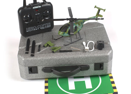 Rage RC Hero-Copter Military Edition 4-Blade RTF Helicopter (Army / Marines / Navy)
