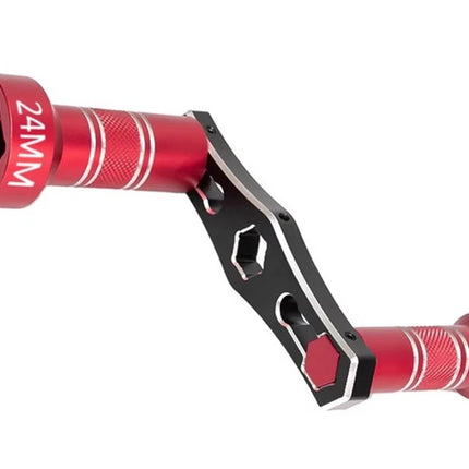 BOOF RC 17mm / 24mm Hex Wheel Nut Wrench BFEL01105BL Red or Blue