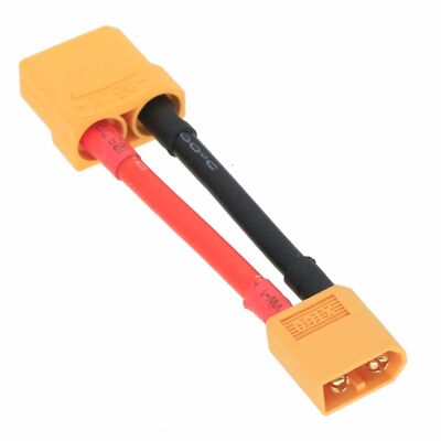 Boof RC XT60 Male to XT90 Female Power Adapter – 12AWG / 5cm BFLFOP189