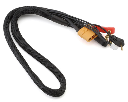 TQ Wire XT90 2S Charge Cable w/ 4mm & 5mm Bullet Connectors (2') – TQW2729