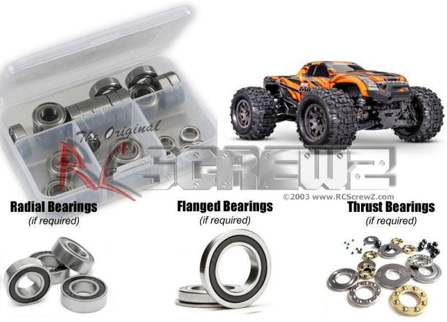 RC Screwz Stainless Steel / Rubber Shielded Bearing Kit for Traxxas® Mini Maxx® 2S – RCZTRA138R