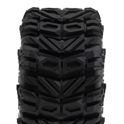 UpGrade RC Low-Pro BELTED Dirt Claw 2.8" Pre-Mounted All-Terrain Tires w/5-Star Wheels (2) (17mm/14mm/12mm Hex) UPG-10004