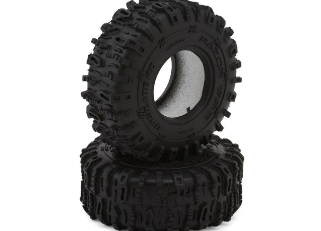 UpGrade RC Micro Razor Wire 1.0" Class 1 Micro Crawler Tires (2) (57mm OD) (Super Soft)  Part #: UPG-10017