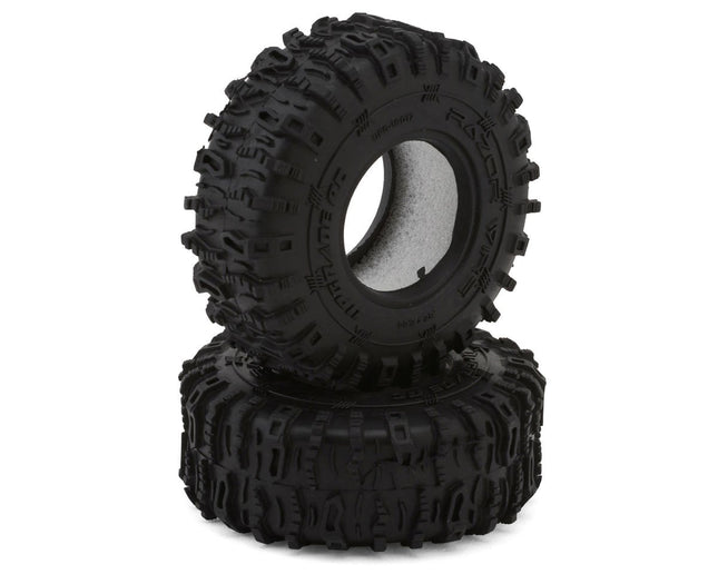 UpGrade RC Micro Razor Wire 1.0" Class 1 Micro Crawler Tires (2) (57mm OD) (Super Soft)  Part #: UPG-10017