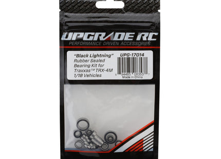 UpGrade RC "Black Lightning" Rubber Sealed Bearing Kit for Traxxas® TRX-4M™ Part #: UPG-17014