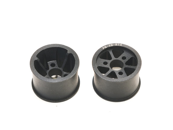 PN Racing Machine Cut Nylon 14x20mm Flanged Rear Wheel (R14 Offset) for Xbility One – XB11B14