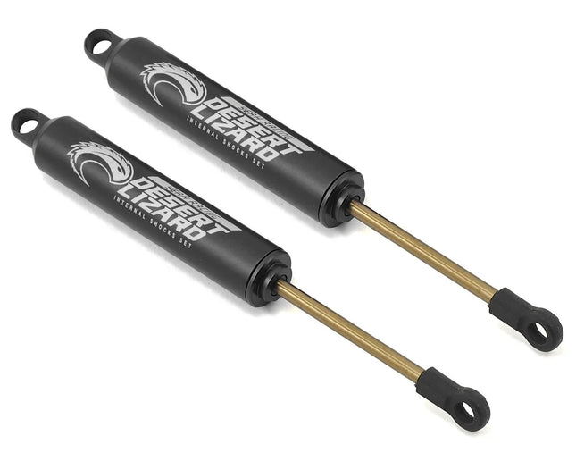 Yeah Racing Aluminum Desert Lizard Two-Stage Internal Spring Shocks (Black) (2) — 120mm  Part #: YEA-DDL-120BK