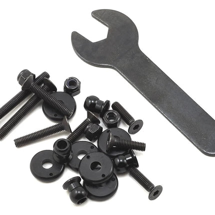 Yeah Racing Aluminum Desert Lizard Two-Stage Internal Spring Shocks (Black) (2) — 120mm  Part #: YEA-DDL-120BK