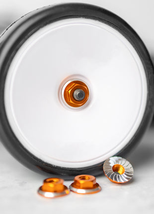 1UP Racing Lockdown UltraLite 4mm Serrated Wheel Nuts (multiple color options) (4)