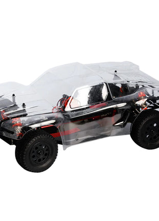 LC Racing L6240 1/14 Polycarbonate Short Course Truck Body (CLEAR with decals)