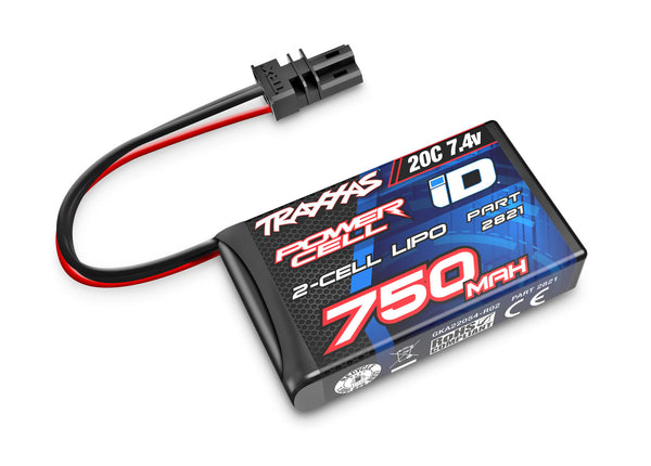 Traxxas 2S LiPo 750mAh 7.4V 20C Battery (TRX-4M) Part #: 2821