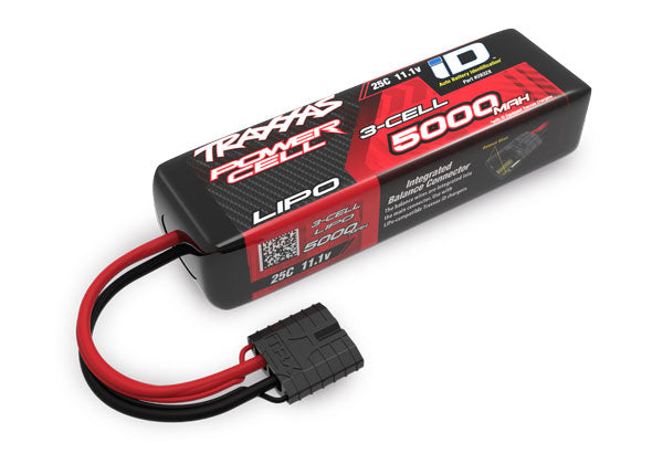 Traxxas 5000mAh 11.1V 3-Cell LiPo Battery w/ iD® Connector (Part #2832X)