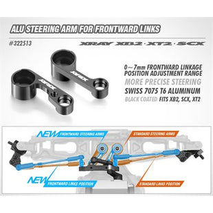 XRAY XB2 Aluminum Steering Arm (2)
