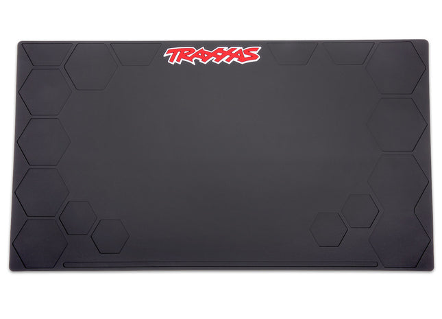 Traxxas Rubber Pit Mat – 36x20in Chemical-Resistant Work Surface