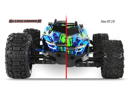 Traxxas Sledgehammer 2.8" Pre-Mounted Tires w/12mm Hex (Black) (2) Part Number: 6792