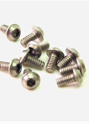 PN Racing M2x4 Titanium UFO Head Hex Machine Screw (10pcs)
