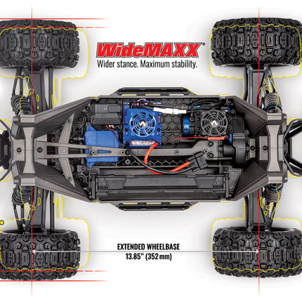 Traxxas Maxx WideMaxx 1/10 Brushless RTR 4WD Monster Truck w/TQi 2.4GHz Radio & TSM