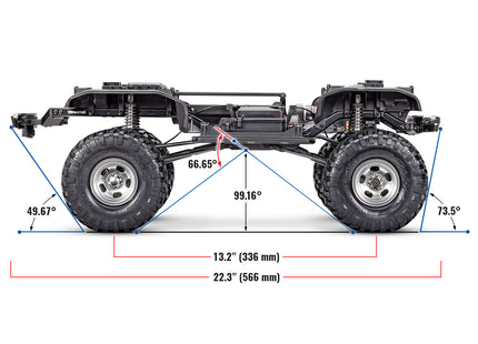 Traxxas TRX-4® High Trail Edition 1/10 RC Crawler w/ 1979 Ford F-150 Ranger XLT Body [92046-4]