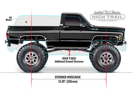 Traxxas TRX-4 1/10 Trail Crawler Truck w/'79 Chevrolet K10 Truck Body w/TQi 2.4GHz Radio