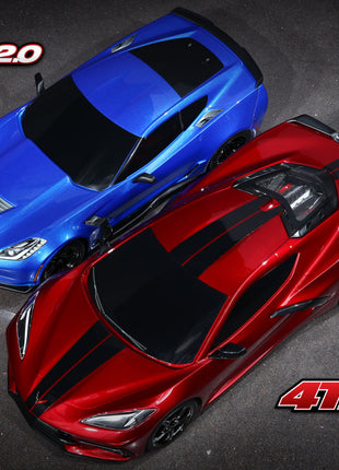 Traxxas 4-Tec 3.0 1/10 RTR Touring Car w/Corvette Stingray Body & TQ 2.4GHz Radio System