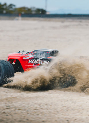 Arrma Kraton 6S BLX RTR 1/8 4WD Brushless Monster Truck (Red) (V5) w/SLT3 2.4GHz Radio