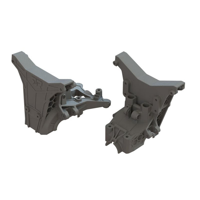 ARRMA Front & Rear Composite Upper Gearbox Covers / Shock Tower Set