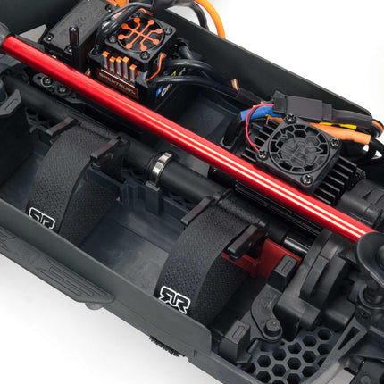 Arrma Outcast 4S V2 BLX Brushless RTR 1/10 Stunt Truck (Red or Gunmetal) w/ SLT3 2.4GHz Radio & Smart ESC (ARA4410V2)