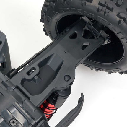 Arrma Outcast 4S V2 BLX Brushless RTR 1/10 Stunt Truck (Red or Gunmetal) w/ SLT3 2.4GHz Radio & Smart ESC (ARA4410V2)