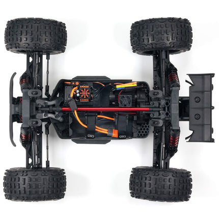 Arrma Outcast 4S V2 BLX Brushless RTR 1/10 Stunt Truck (Red or Gunmetal) w/ SLT3 2.4GHz Radio & Smart ESC (ARA4410V2)