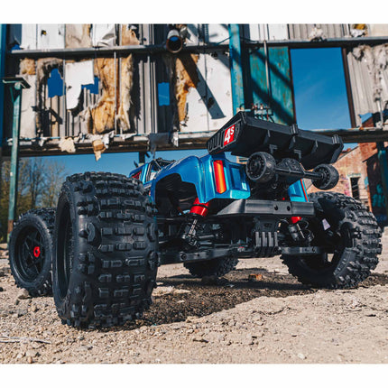 Arrma Outcast 4S V2 BLX Brushless RTR 1/10 Stunt Truck (Red or Gunmetal) w/ SLT3 2.4GHz Radio & Smart ESC (ARA4410V2)