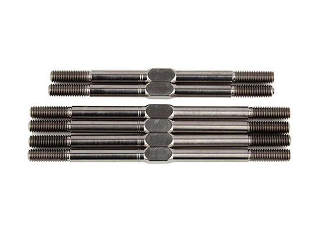 Team Associated Factory Team RC10T6.2/SC6.2 3.5mm Titanium Turnbuckle Set (6)