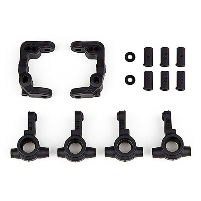 Team Associated RC10B6.4 -1mm Scrub Caster & Steering Blocks – ASC91901