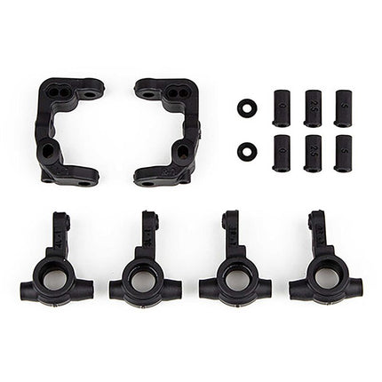 Team Associated RC10B6.4 -1mm Scrub Caster & Steering Blocks – ASC91901
