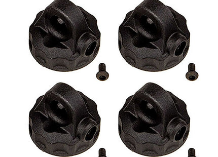 Team Associated 13mm Shock Caps (Black Aluminum) [#91926]
