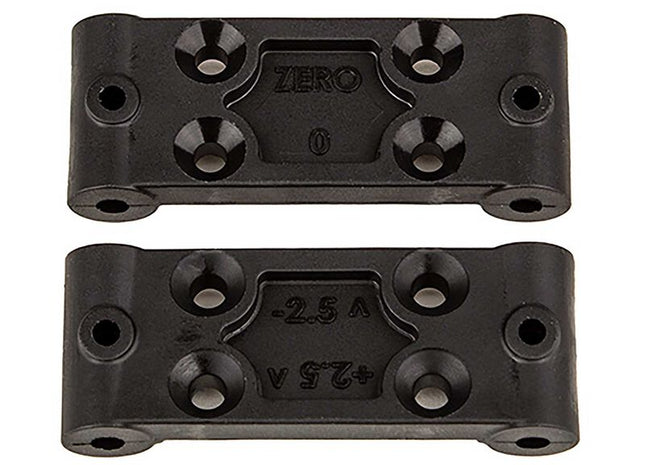 Team Associated RC10B6.4 Front Bulkhead Set (0° & 2.5°) – Part #91979