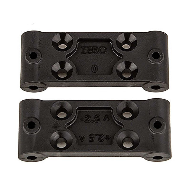 Team Associated RC10B6.4 Front Bulkhead Set (0° & 2.5°) – Part #91979