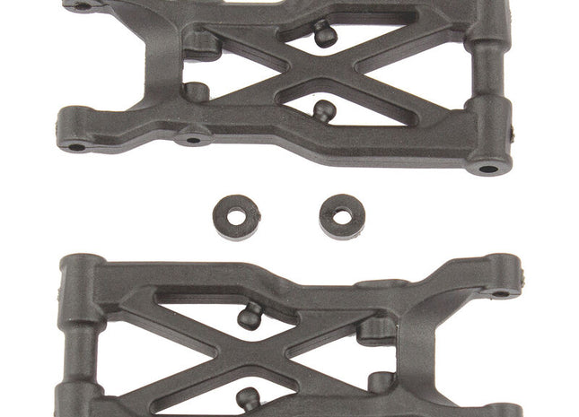 Team Associated RC10B74 Factory Team Carbon Rear Suspension Arms (Part #92298)