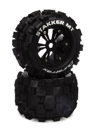DuraTrax Stakker MT 1/8 Monster Truck Tires (Black) (2)