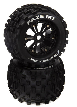 DuraTrax FAZE MT 1/8 Monster Truck Tires (Black) (2)